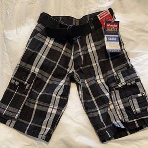 Boys size 8R wrangler shorts